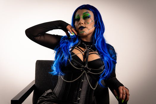 Free stock photo of artistic makeup, beautiful makeup, black boots