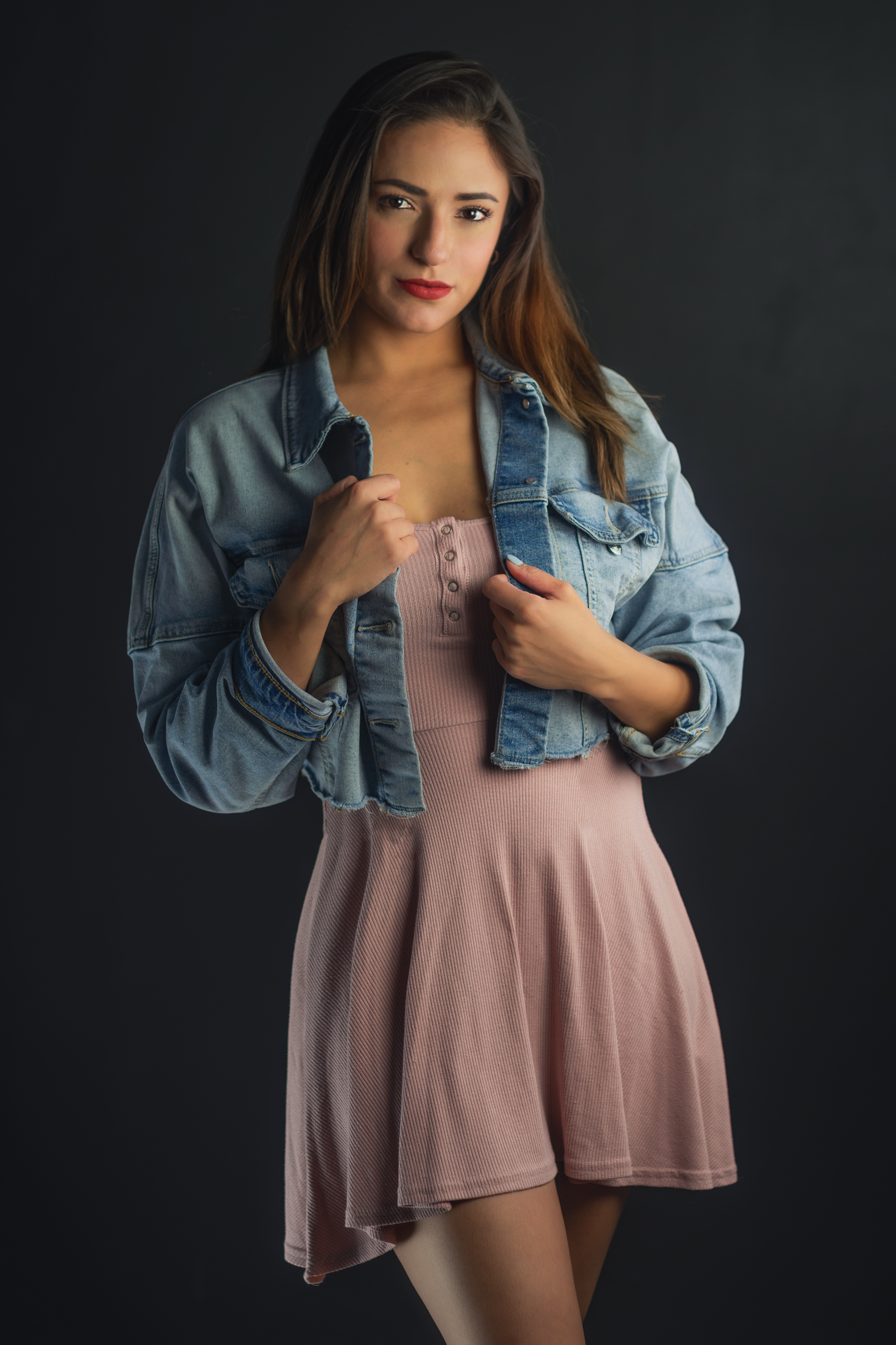 Saia Jeans Curta