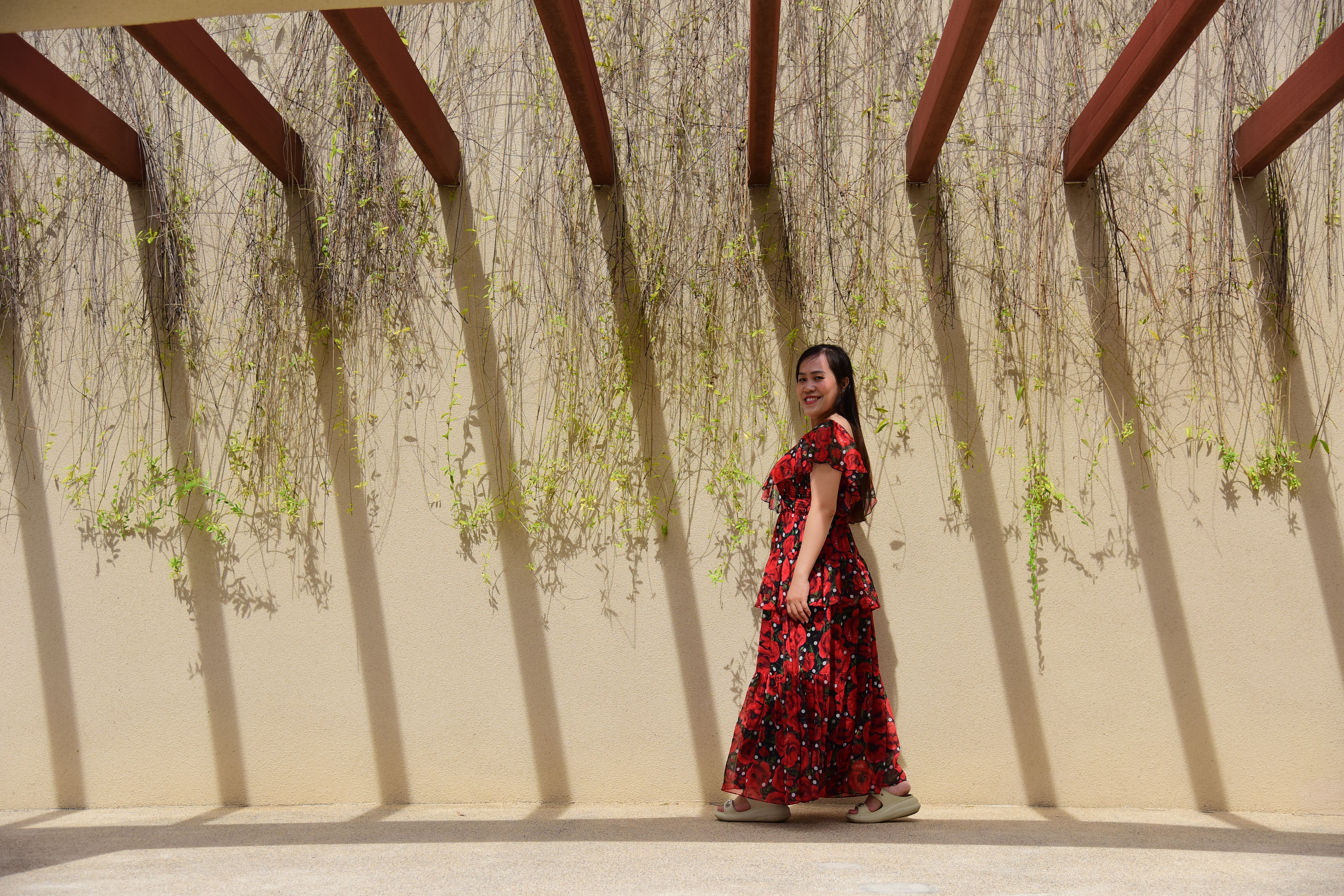 Vestido Floral Vermelho