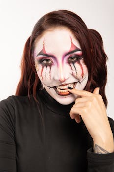 Free stock photo of acting, artistic makeup, beautiful makeup