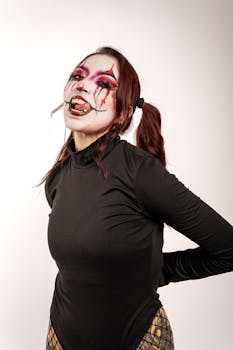 Free stock photo of acting, artistic makeup, beautiful makeup