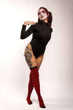 Free stock photo of acting, artistic makeup, beautiful makeup