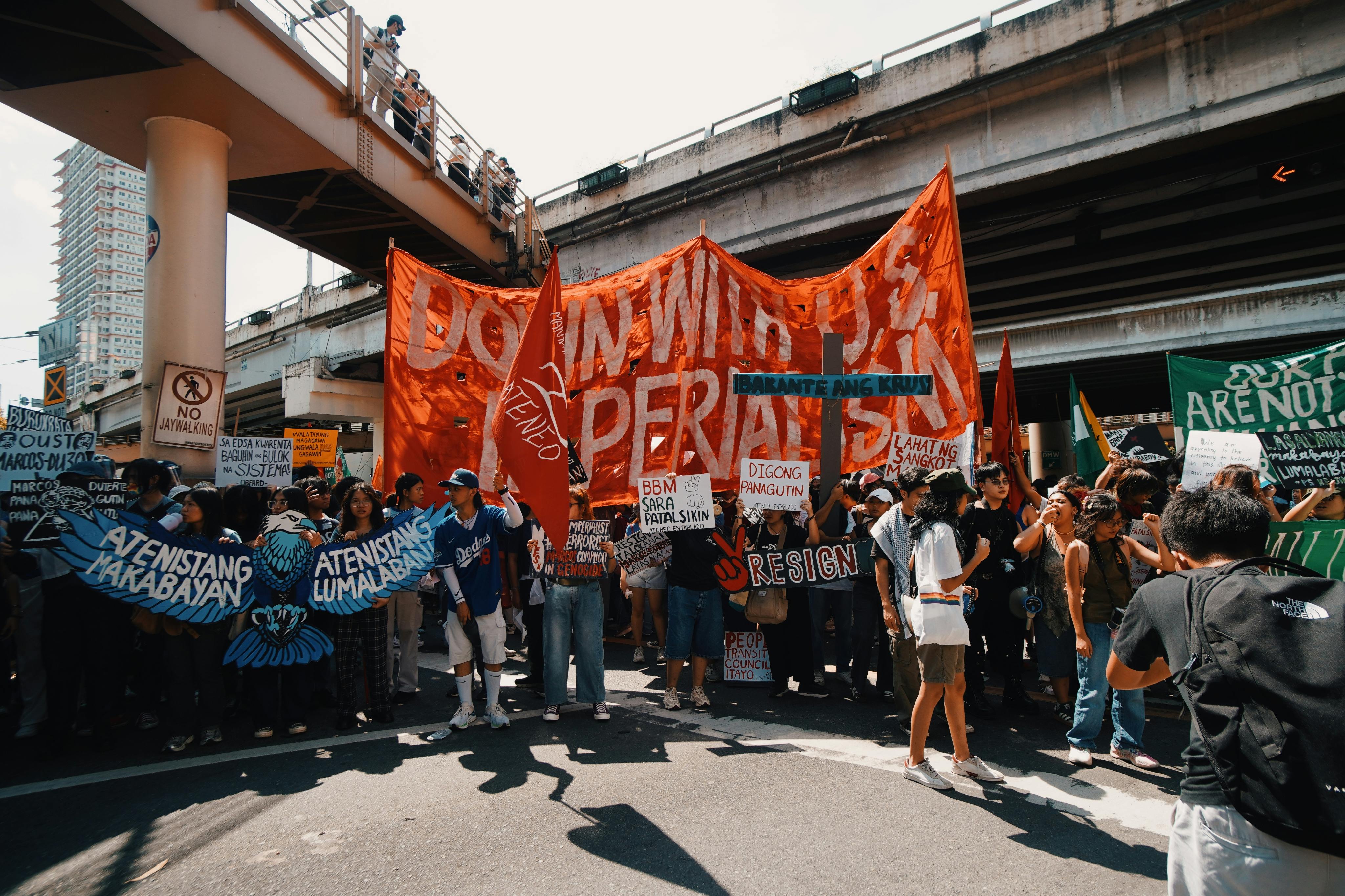 The Download: protesting AI, and what’s floating in space