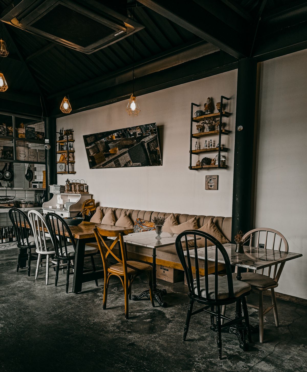 Interior of a Restaurant