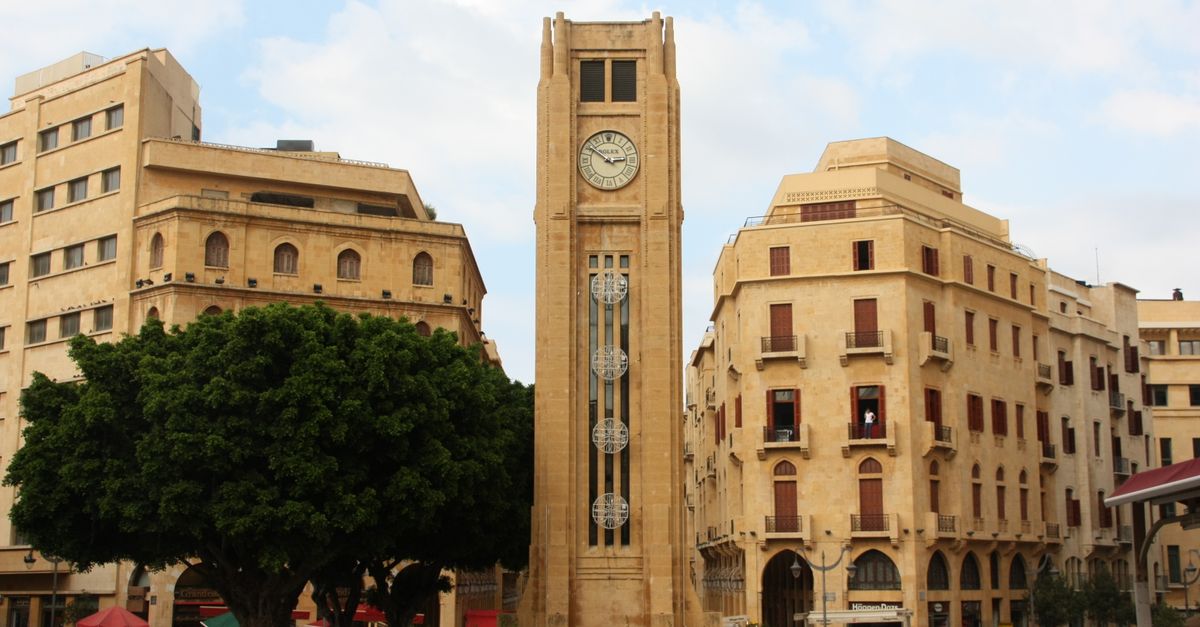 Beirut street scene and local atmosphere