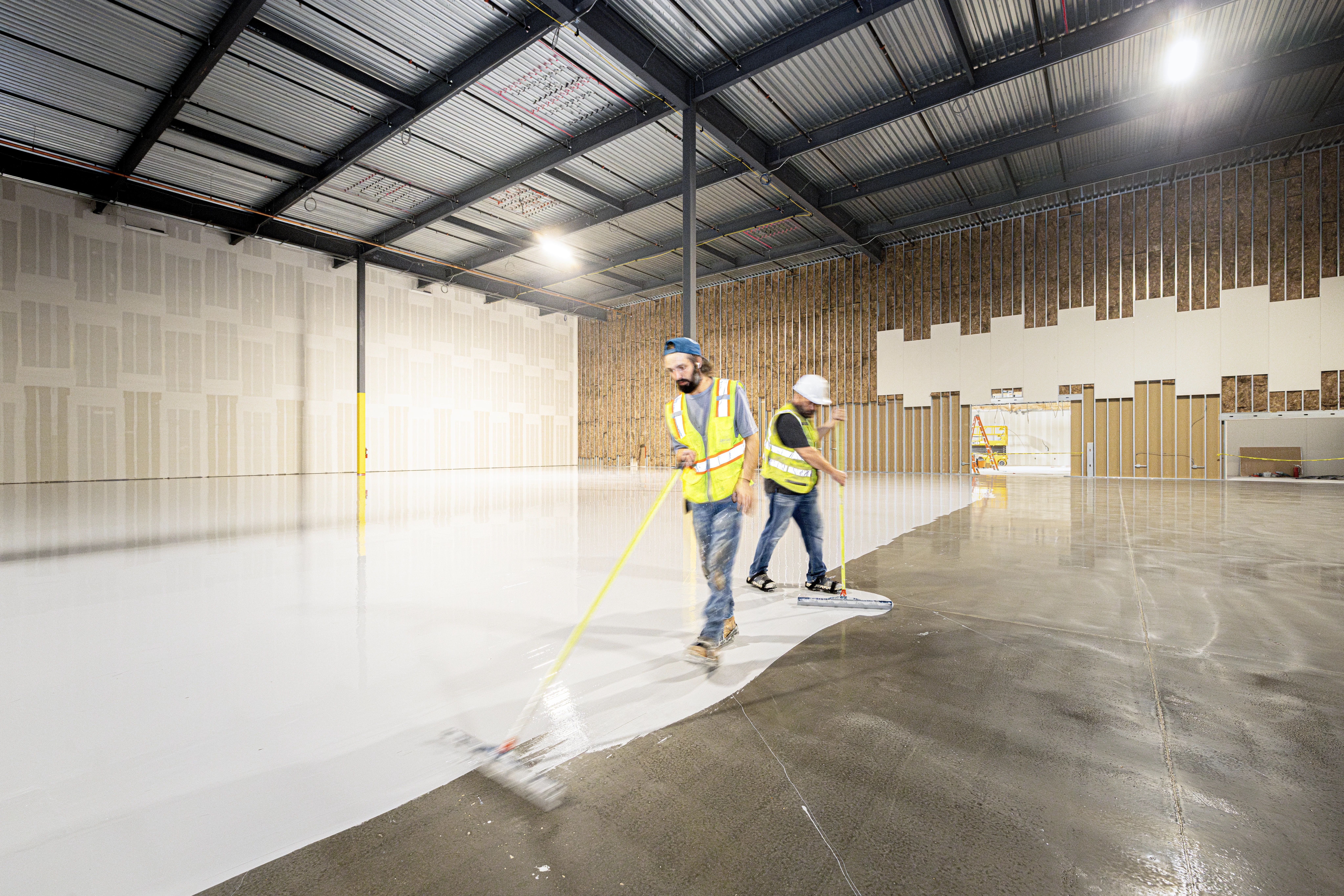 Cleanroom commercial epoxy floor