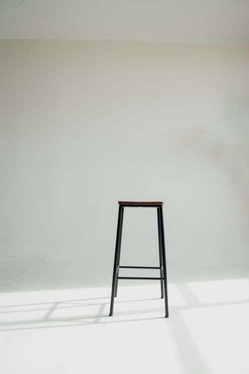 Minimalist Photography of a Single Stool · Free Stock Photo