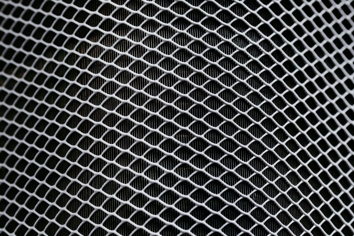 Close-up of Industrial Metal Mesh Pattern · Free Stock Photo