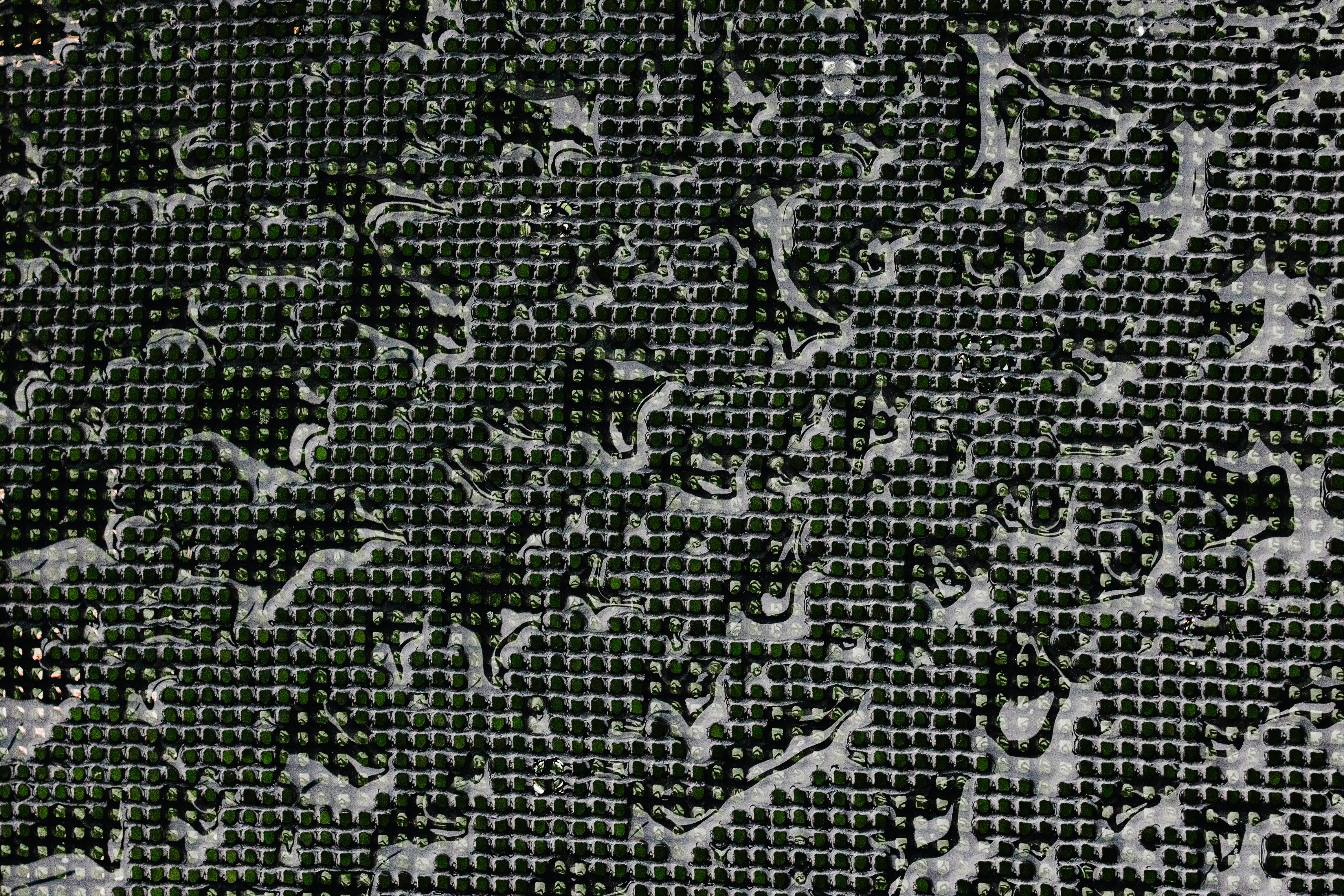 Kostnadsfria Abstrakt vy av en texturerad våt yta med invecklade mönster. Stock foto