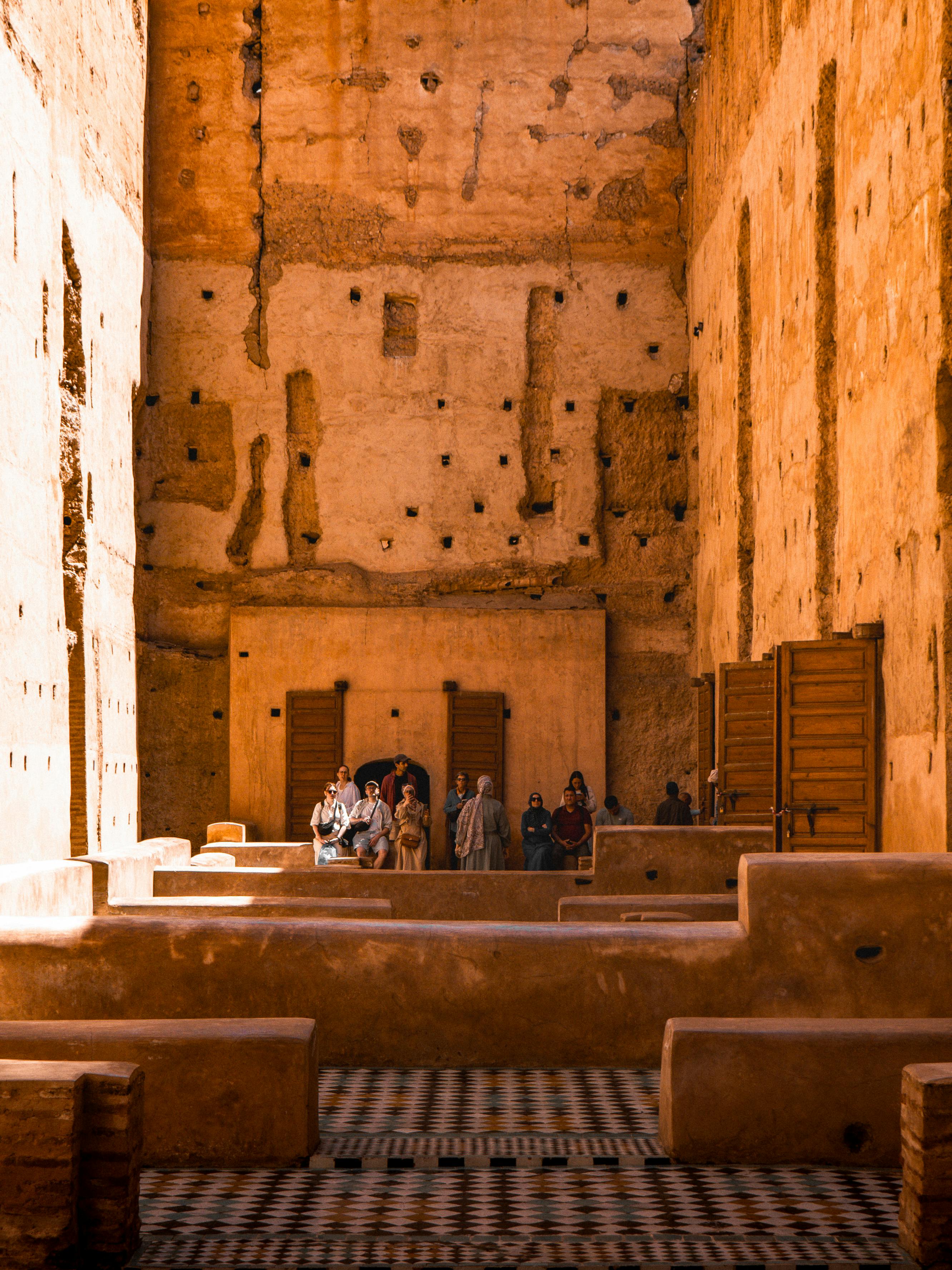 El Badi Palace ruins Marrakech