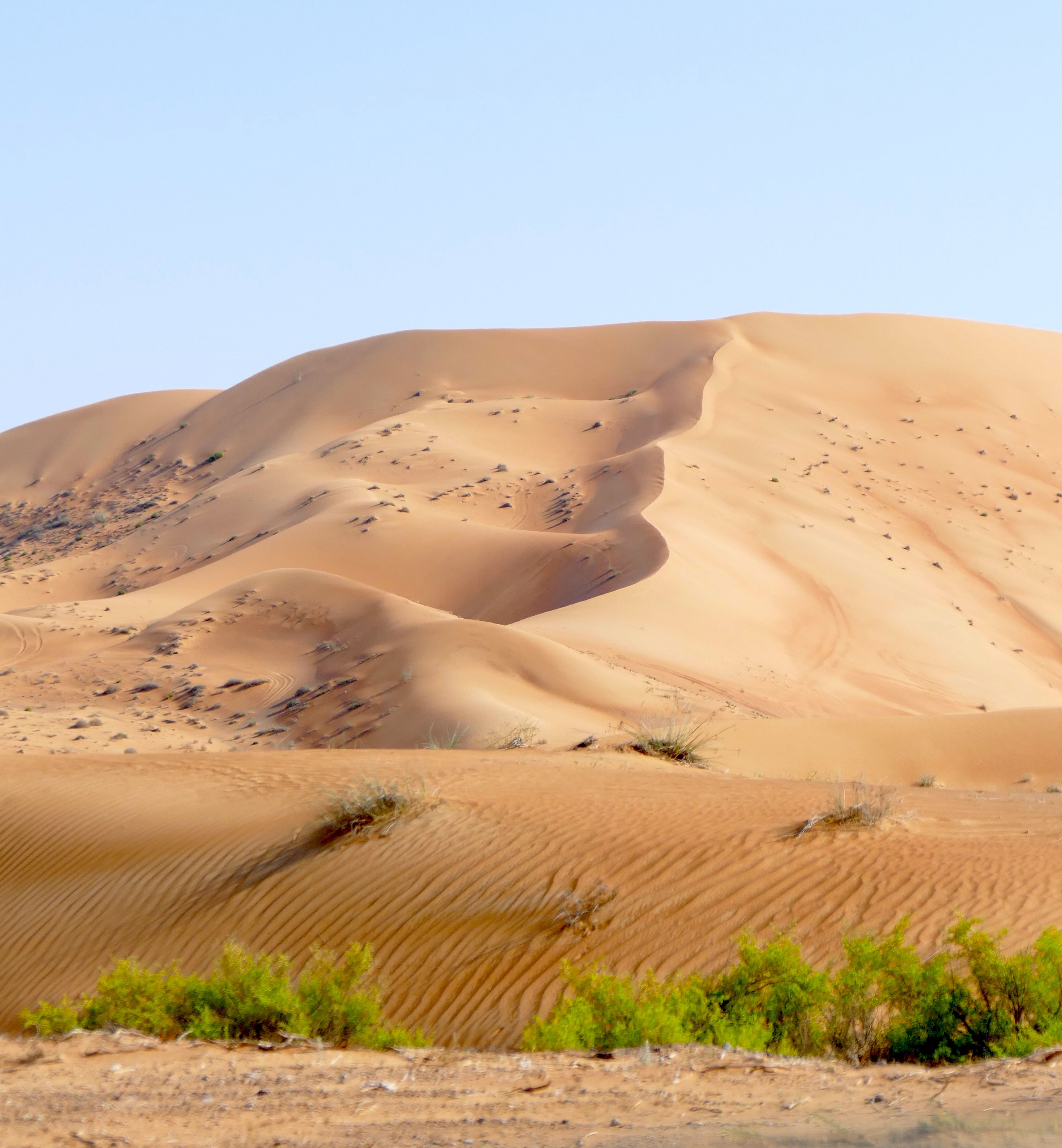 Majestic Sand Dunes Under Clear Blue Sky · Free Stock Photo