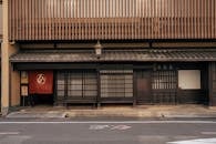 Traditional Wooden Facade in Historic Kyoto