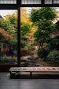 Serene Japanese Garden View from Kyoto Room