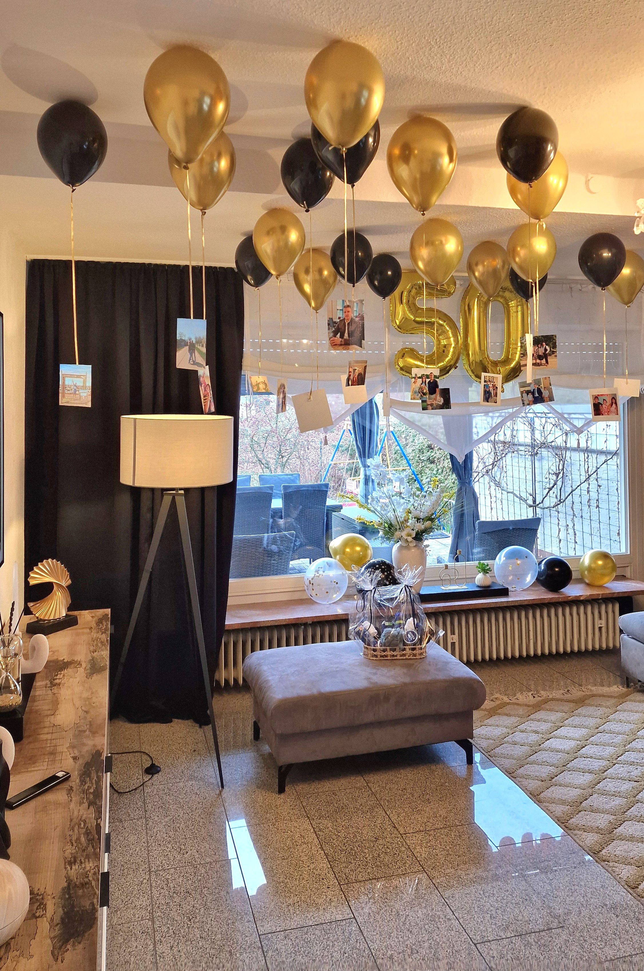 50th birthday celebration with friends toasting