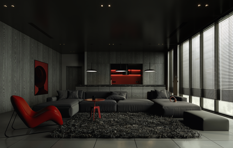 Refined furniture arrangement creating clear movement through a Miami apartment
