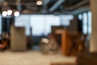 Blurred Abstract Business Office Interior