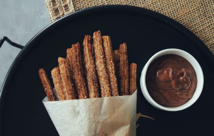 Churros con chocolate