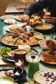 Explore a vibrant Indonesian dining experience featuring grilled chicken and traditional dishes, celebrating culinary heritage.