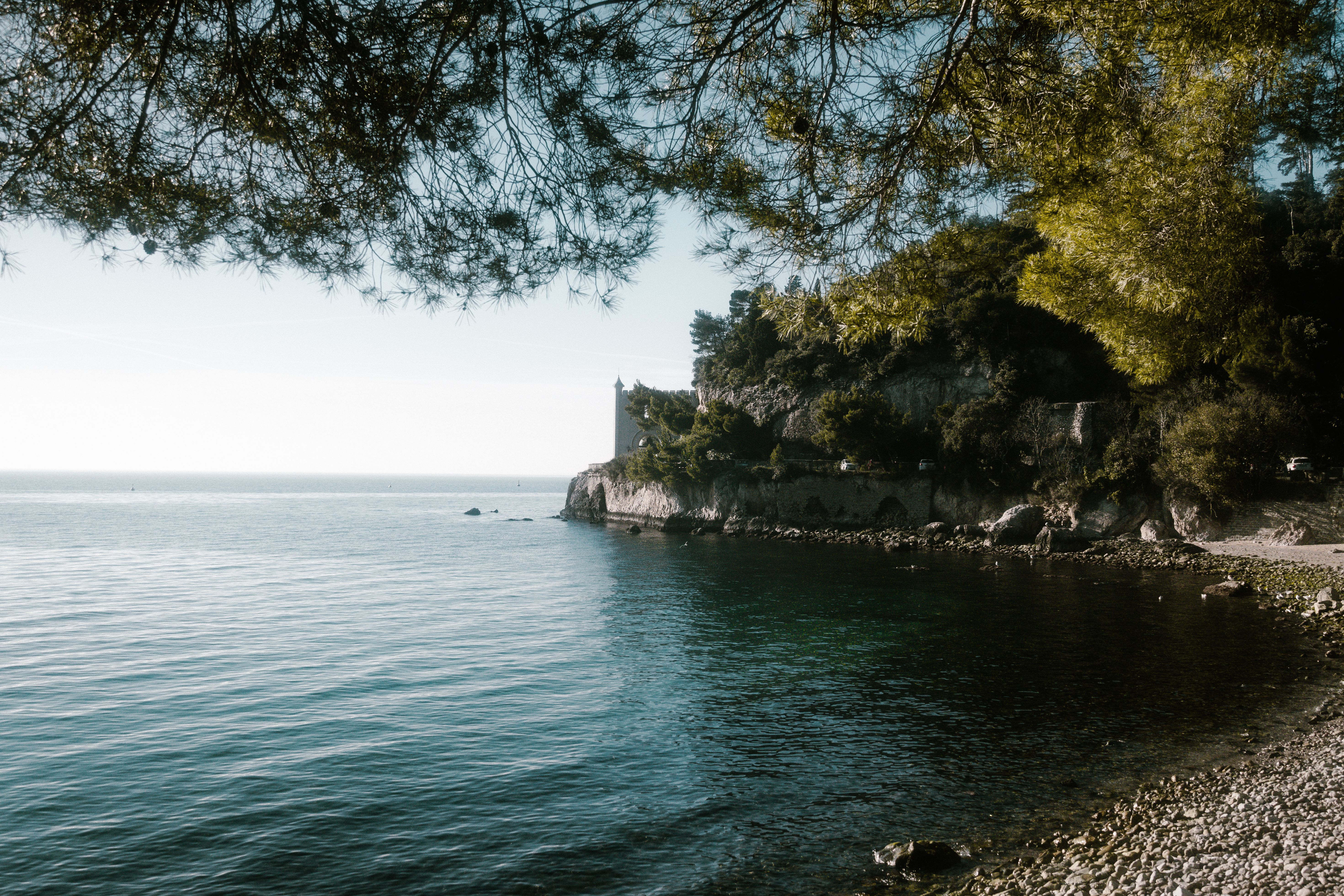 Scenic Italian coast with lush greenery · Free Stock Photo