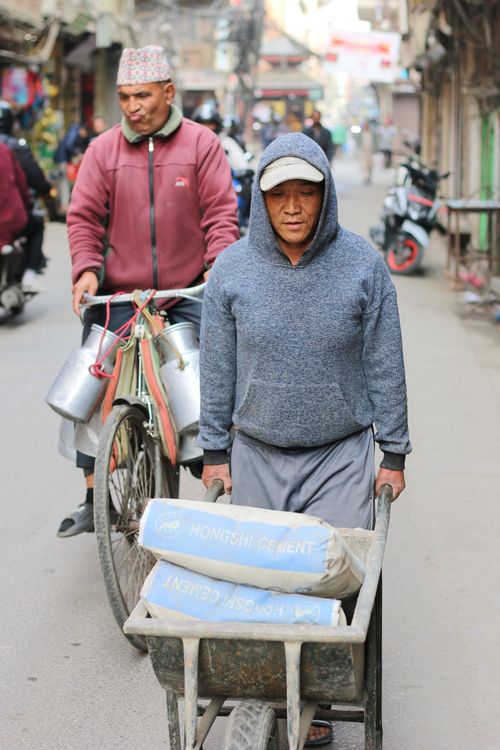 Street Laborers Street Workers in Kathmandu, Nepal · Free Stock Photo