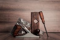 Wooden and Metal Carpentry Tools