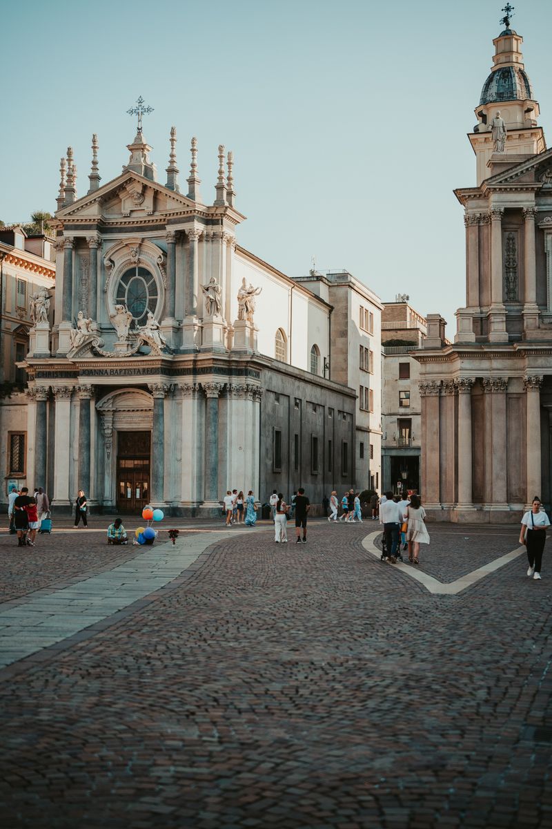 Elegant Piazza San Carlo in Turin, Italy