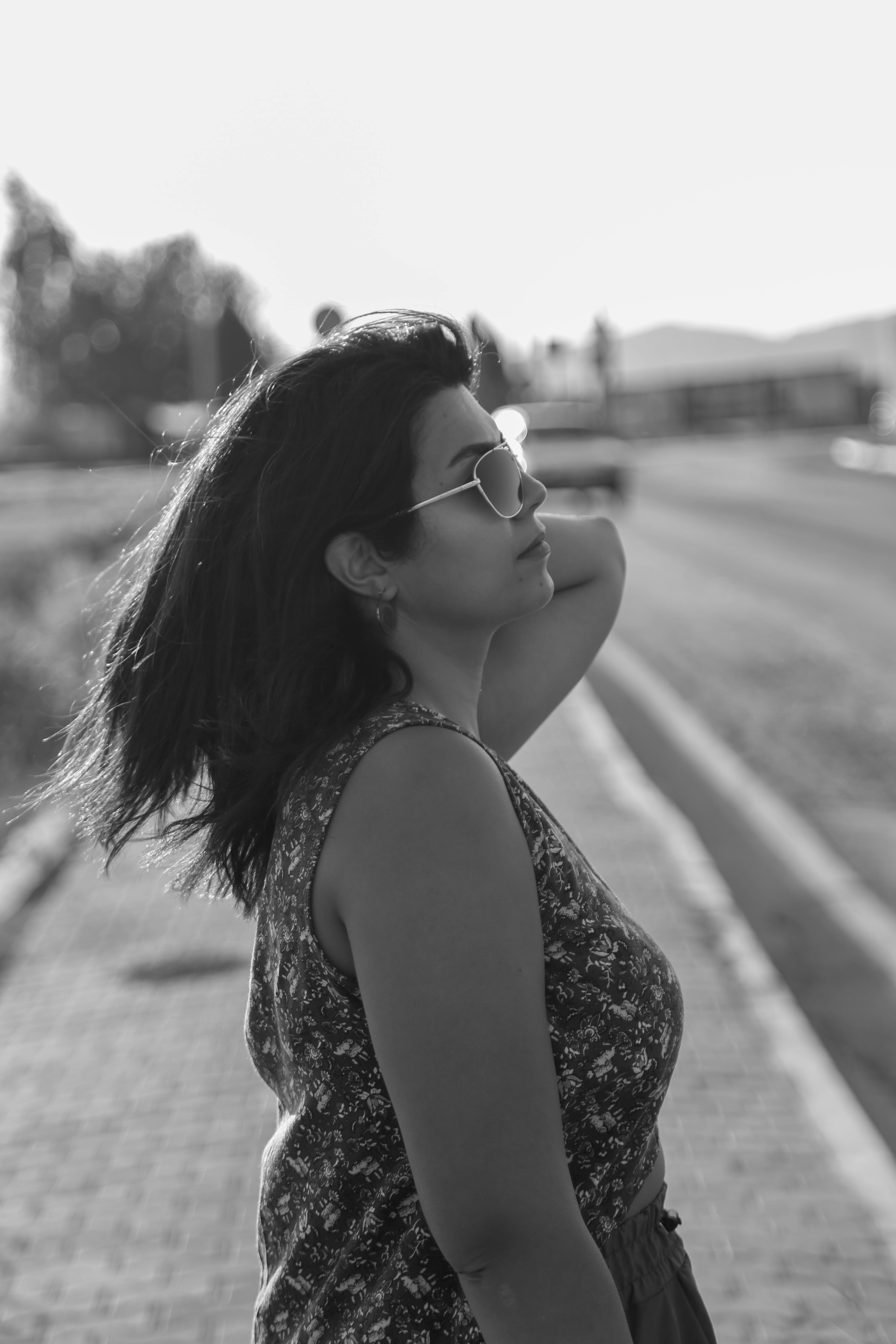 Free stock photo of black and white, monochrome, portrait Stock Photo