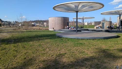 Free stock photo of contemporary park, developing neighborhood, luxembourg Stock Photo