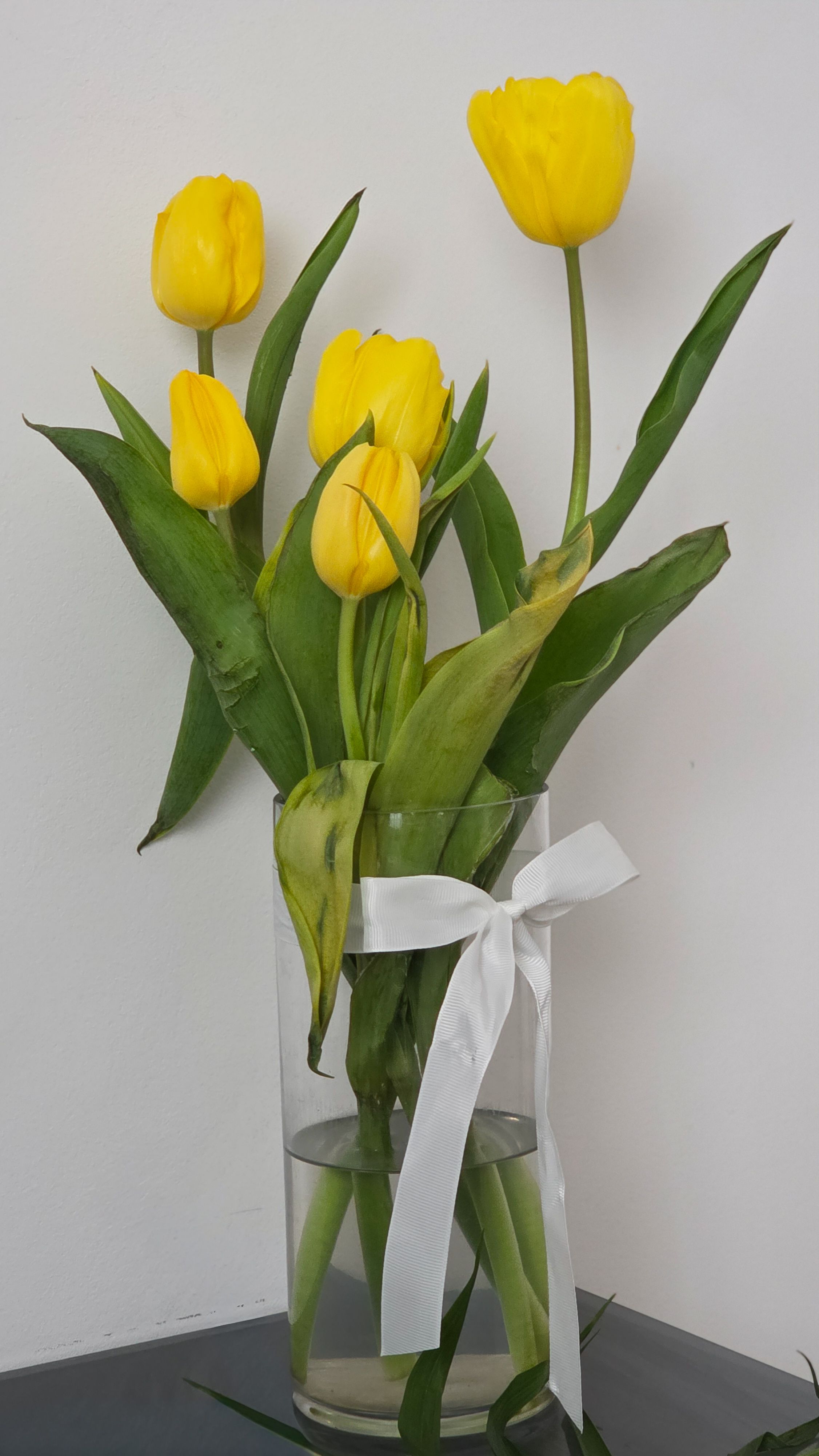 Yellow Tulips In A Vase Photos, Download The BEST Free Yellow Tulips In ...