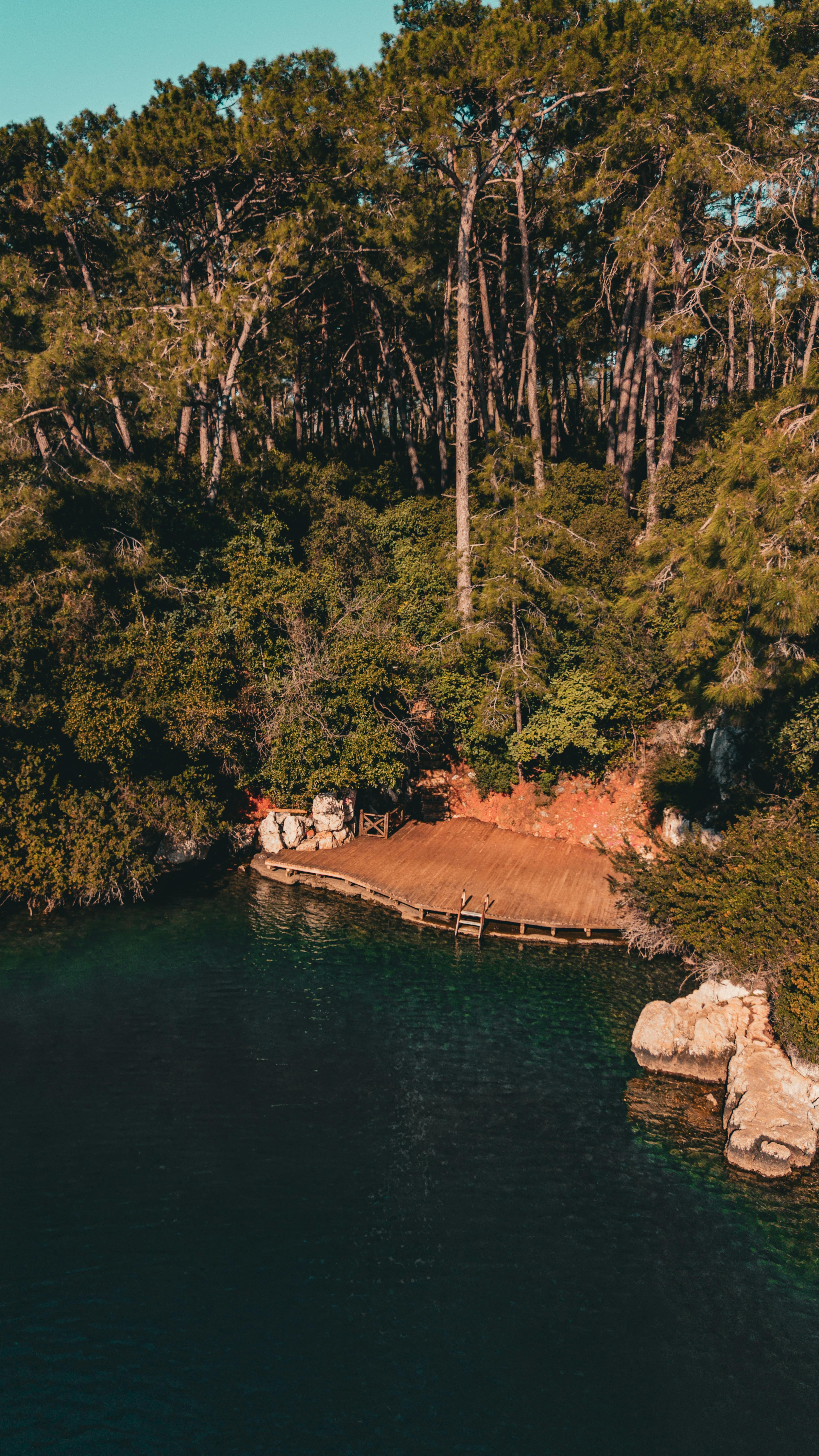 無料 アースカラー, ウォーターフロント, ウッドデッキの無料の写真素材 写真素材