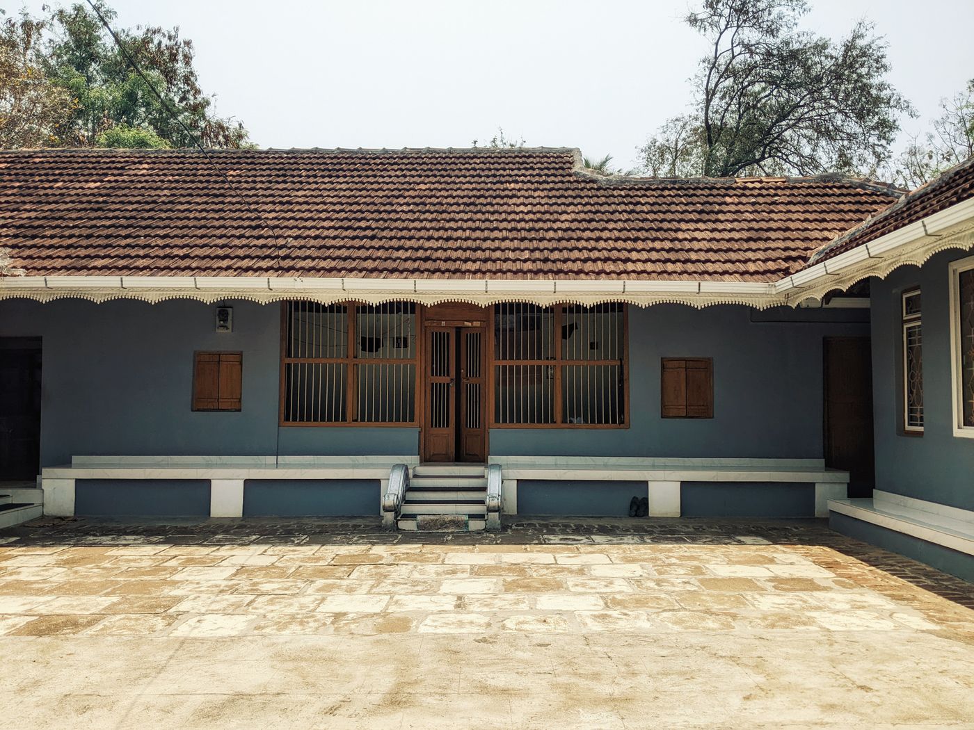 Traditional Indian house with courtyard