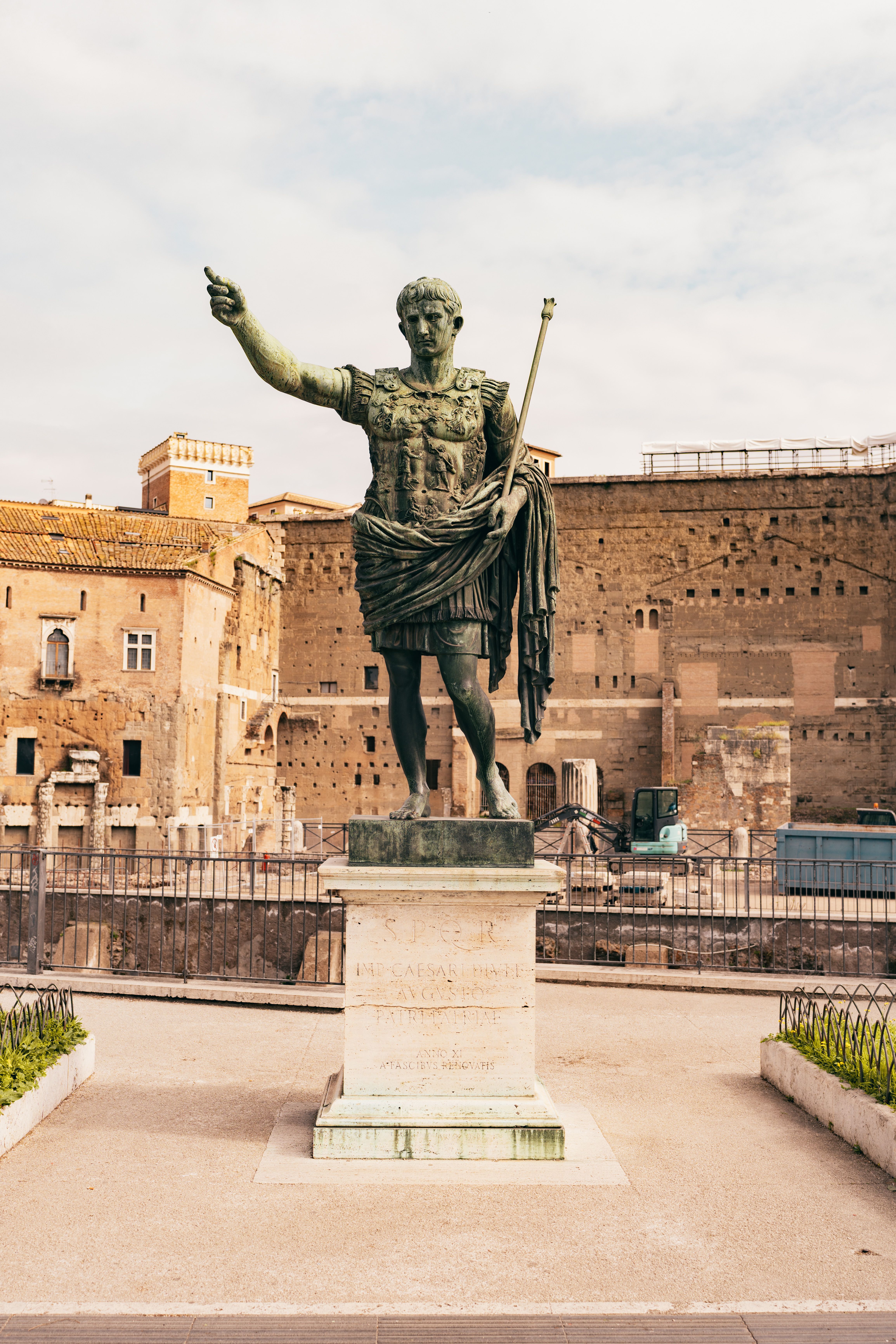 Statue of Emperor Augustus in Historic Rome · Free Stock Photo