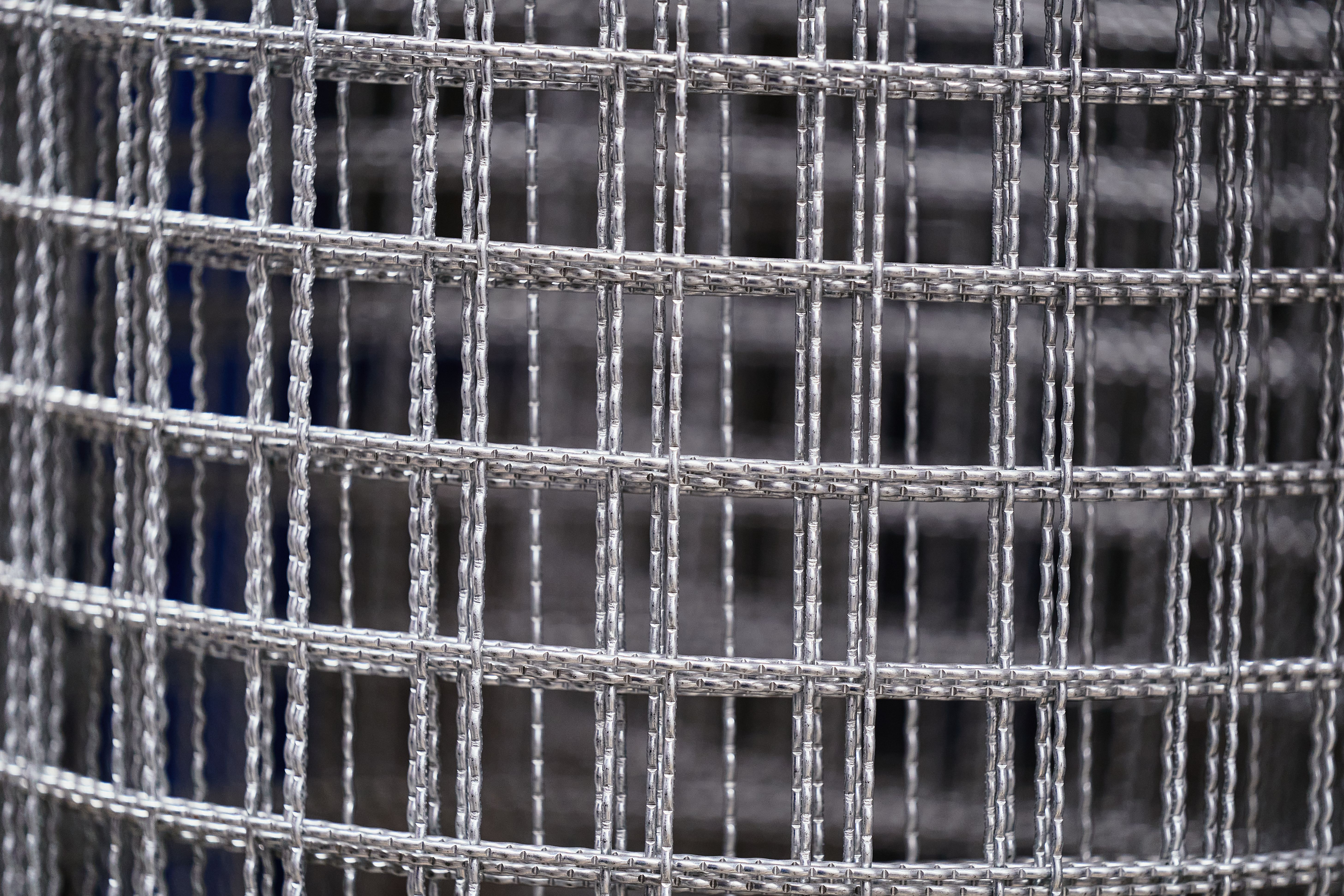 Close-up of Steel Wire Mesh Roll · Free Stock Photo