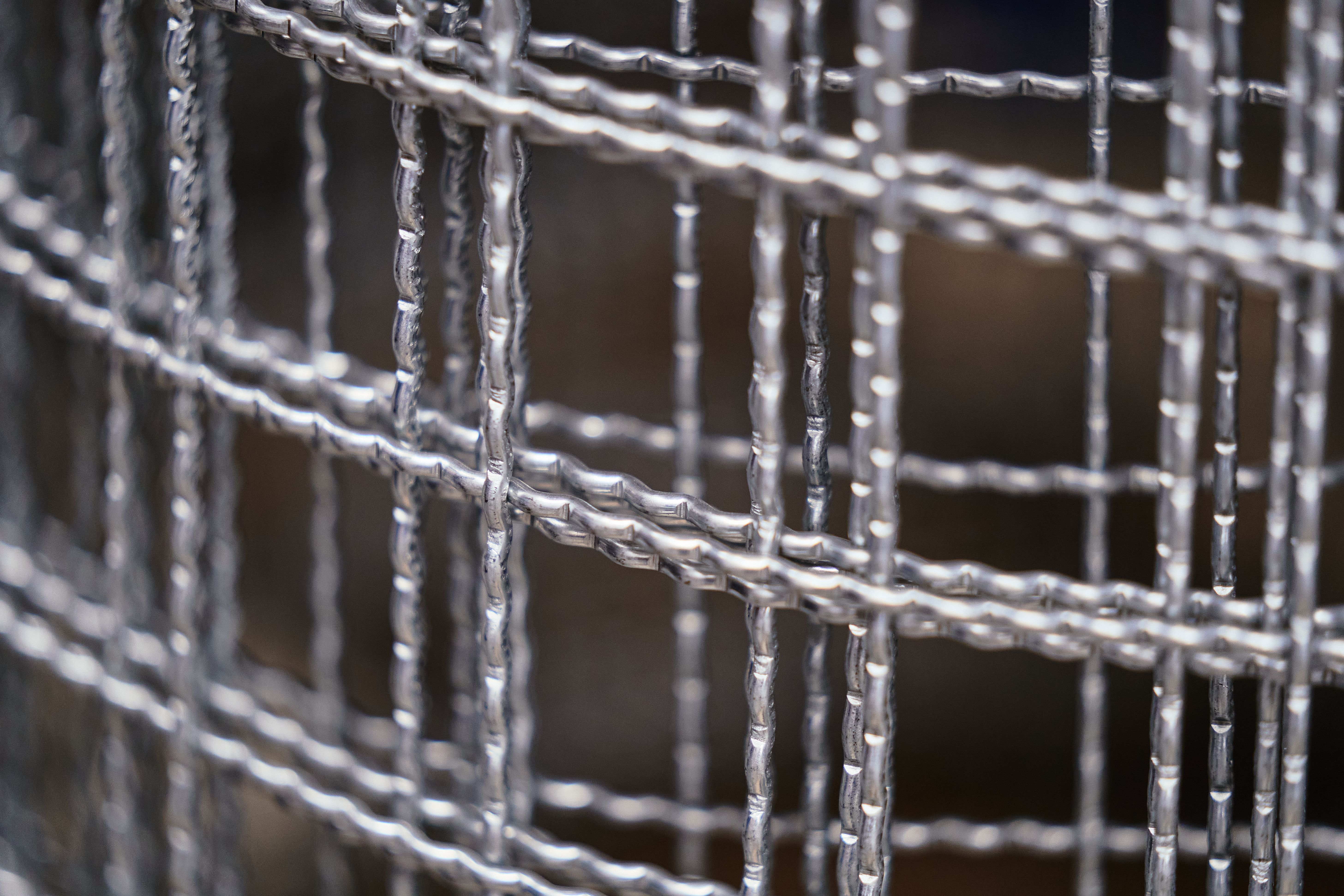 Intricate Close-Up of Wire Mesh Structure · Free Stock Photo