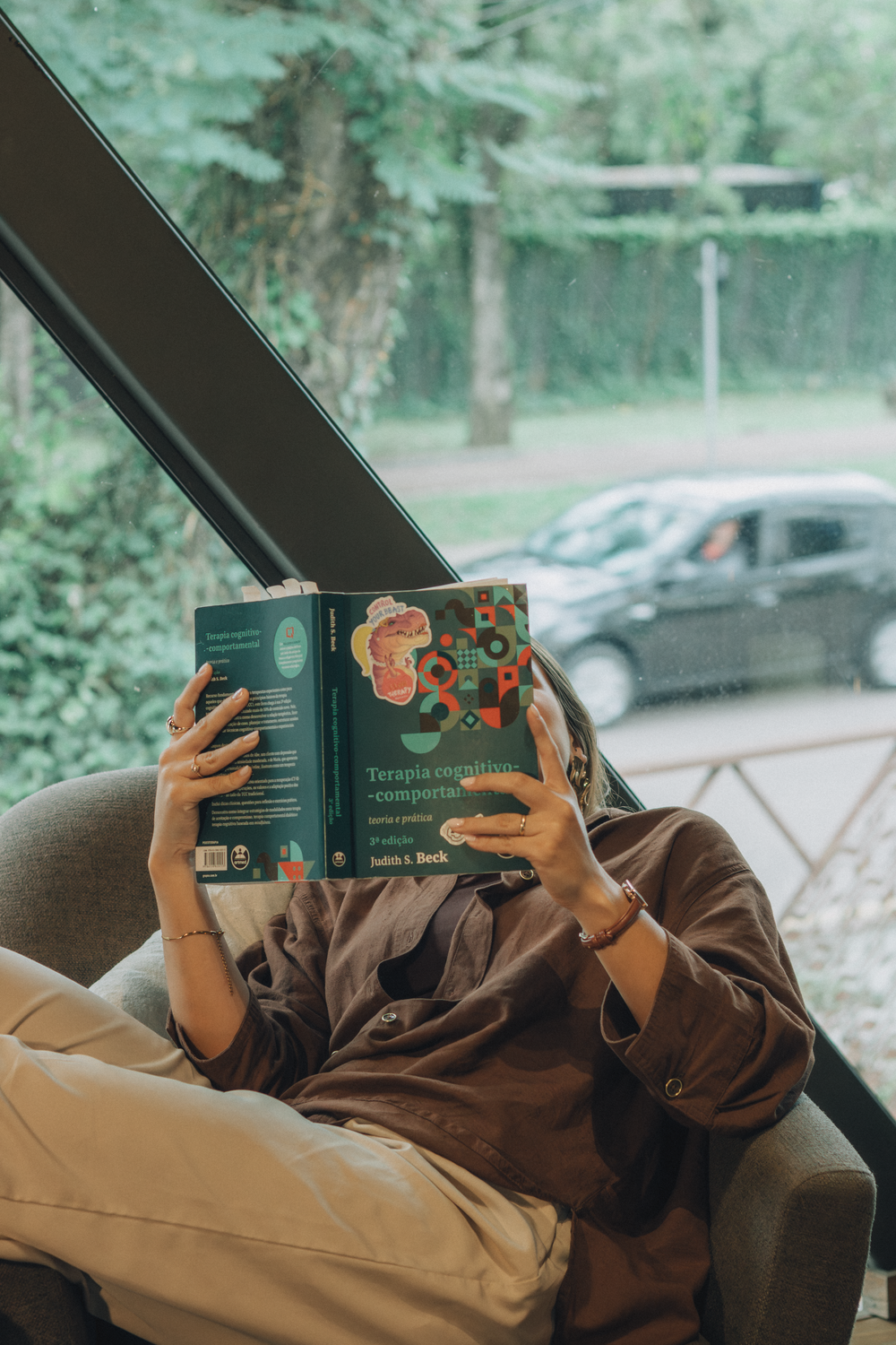 Read Relax Woman Relaxing Indoors Reading a Book · Free Stock Photo