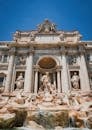 Breathtaking View of Trevi Fountain in Rome