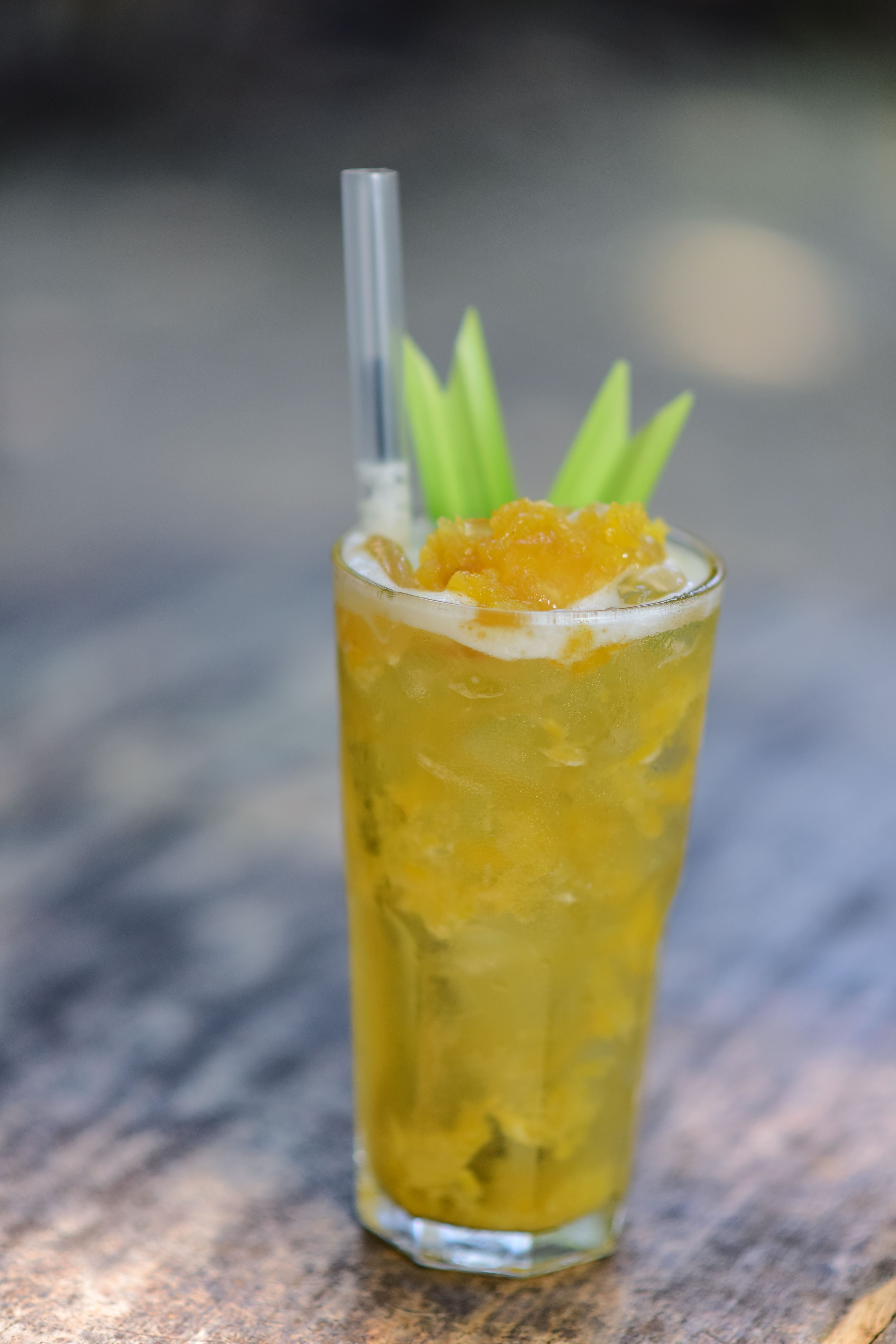 Refrescante Bebida Tropical Helada De Piña · Foto de stock gratuita