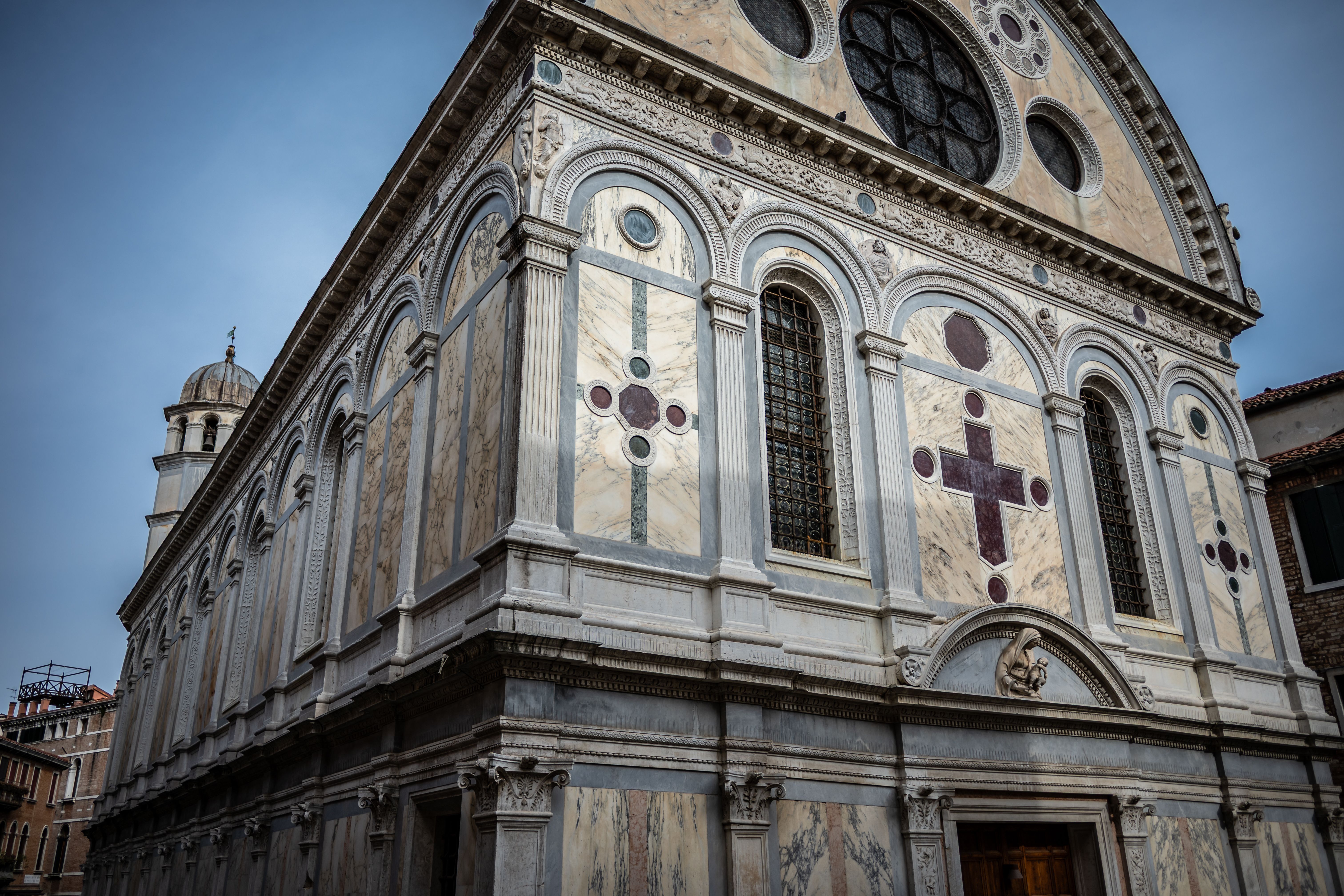 Renaissance Architecture of Venetian Church Facade · Free Stock Photo
