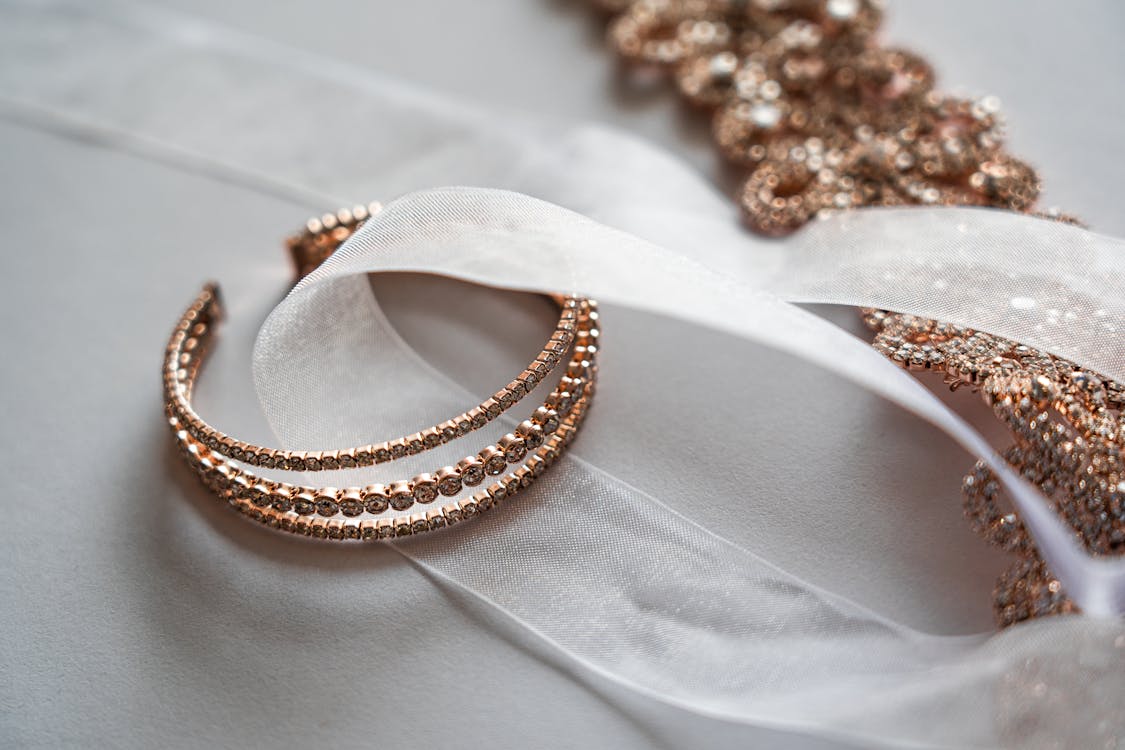 Free Gold and Diamond Jewelry Stock Photo