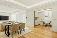 Modern Open-Concept Dining and Kitchen Interior