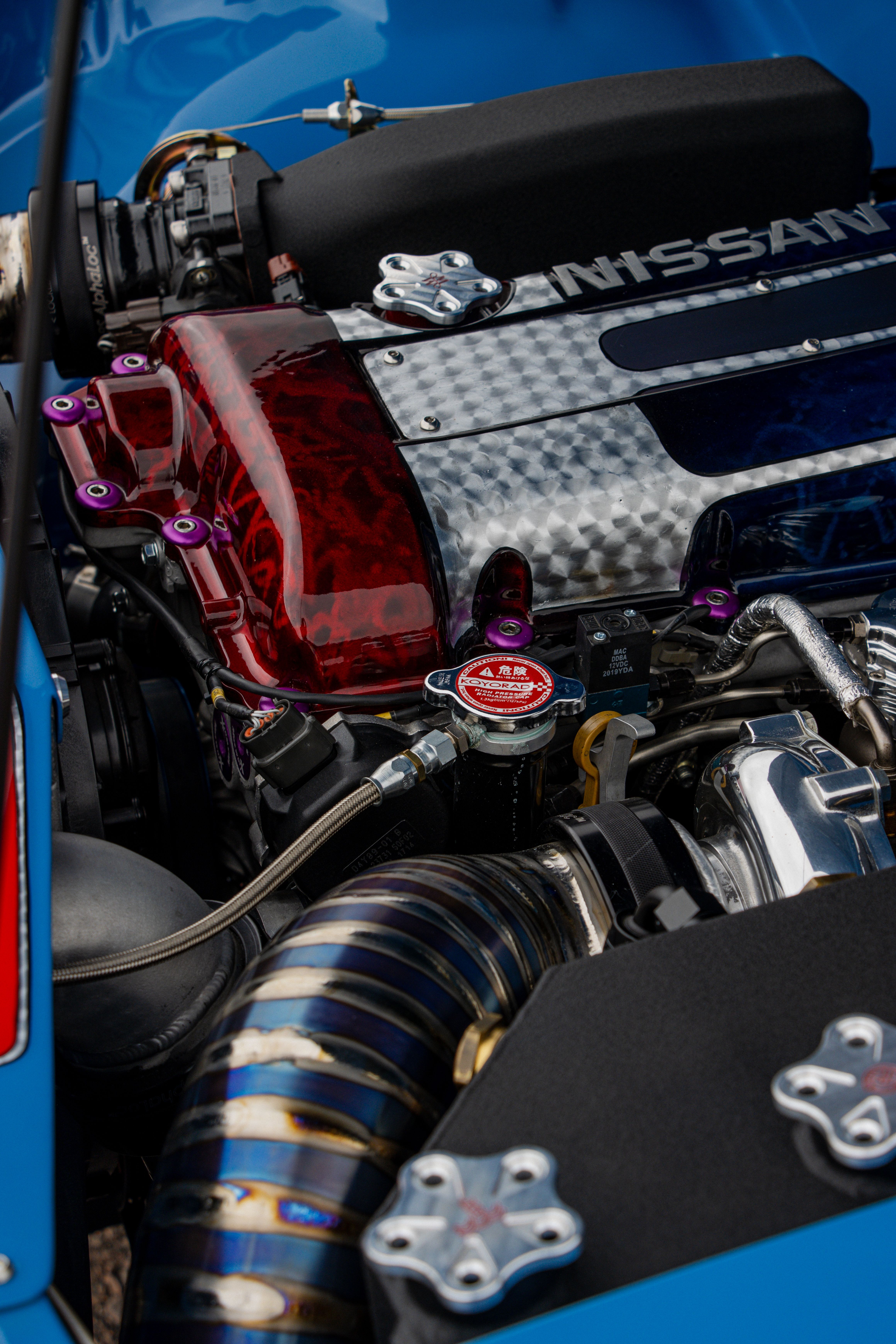 High-Performance Car Engine Close-Up · Free Stock Photo