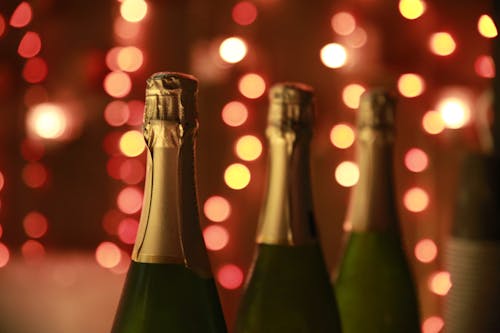 Ingyenes stockfotó palackok, pezsgő, szilveszter témában