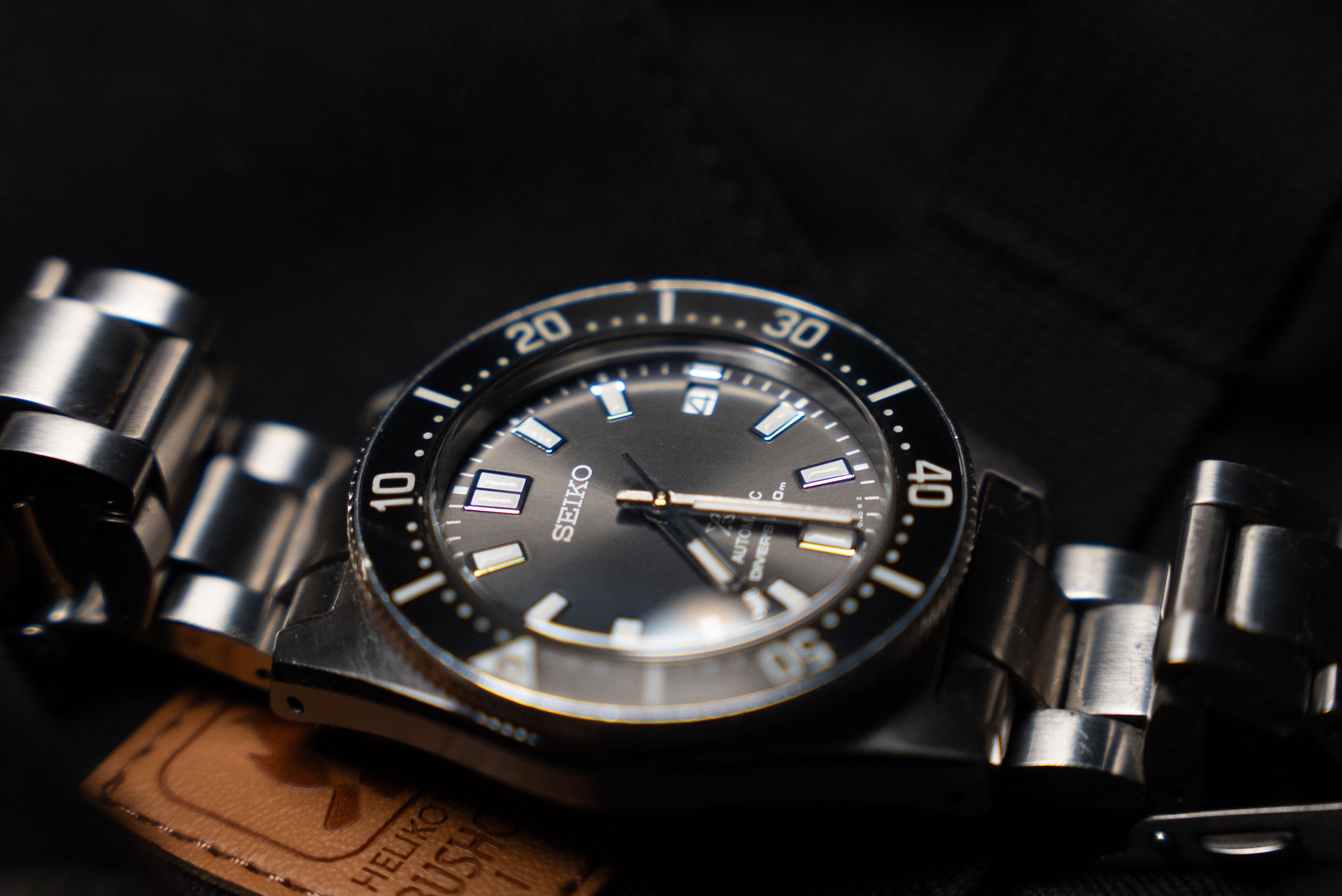 seiko automatic movement closeup
