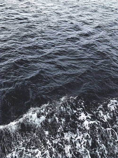 Rippled Surface of Sea