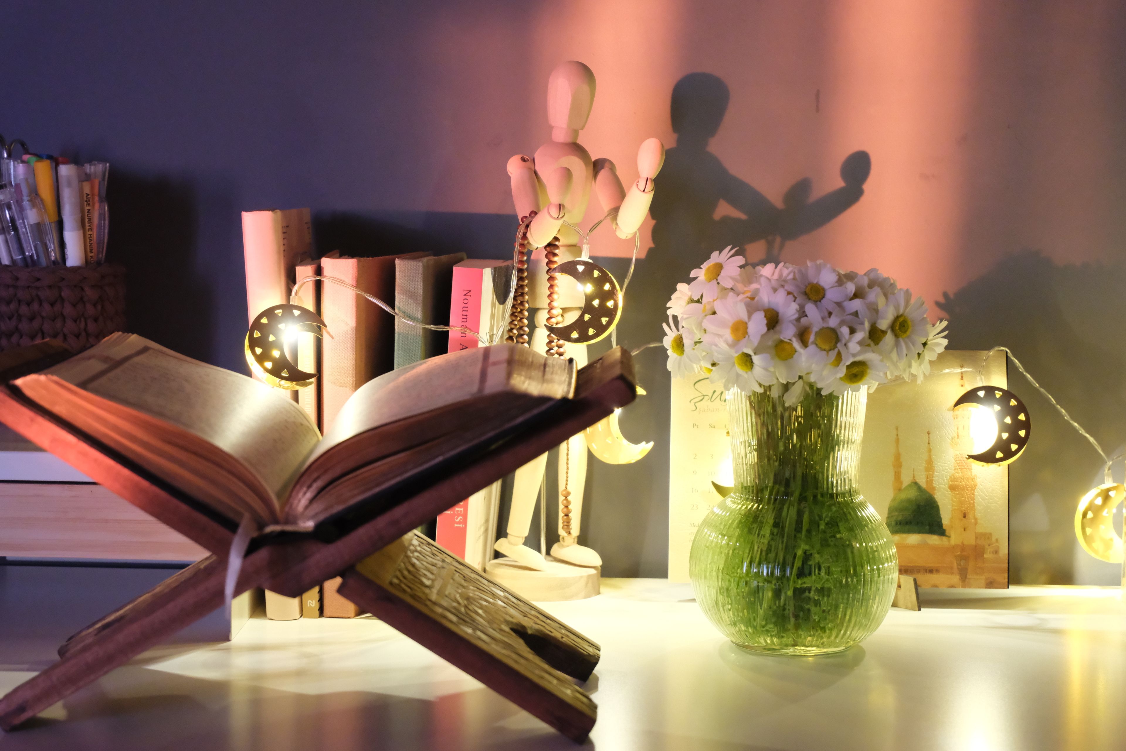 lofi music adhd focus lofi music adhd focus — cozy study space with plants fairy lights and peaceful atmosphere warm light