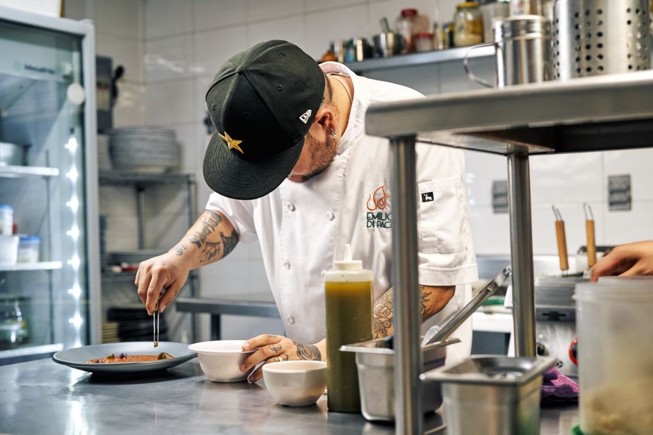 chef plating