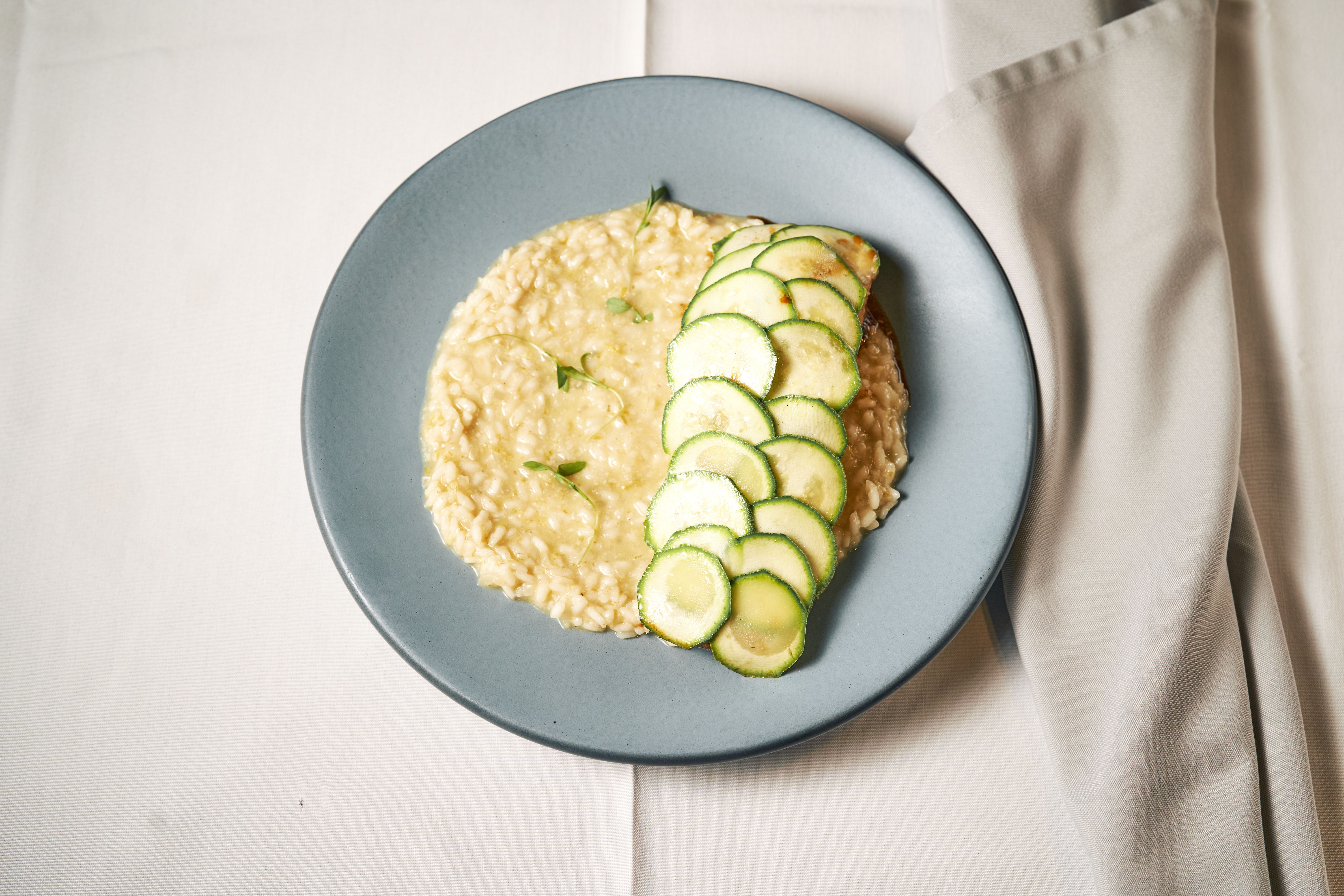 Pineapple Risotto with Crispy Shallots