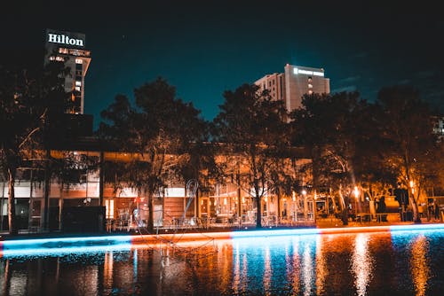 Ingyenes stockfotó belváros, ég, éjszaka témában