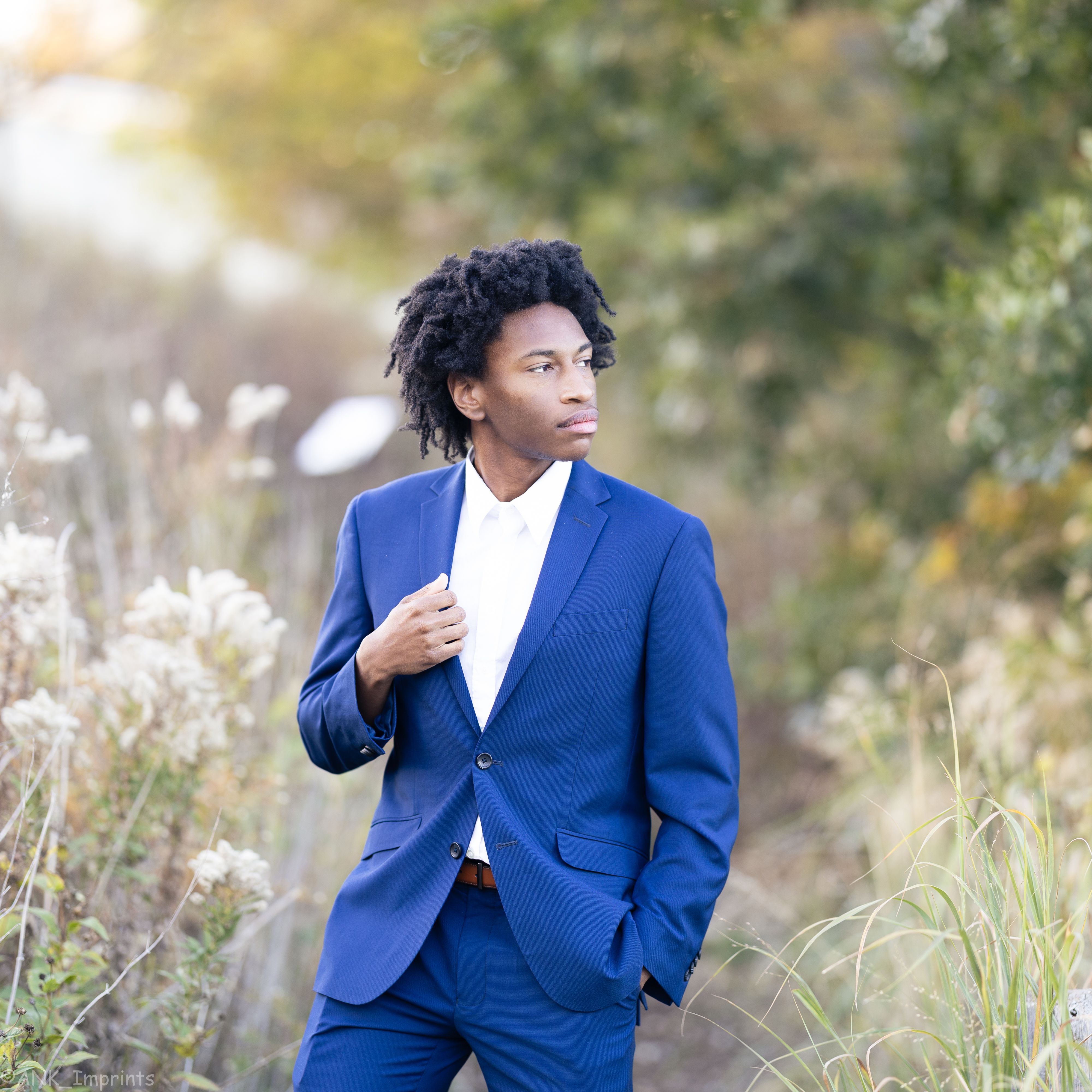 Stylish Portrait of Man in Blue Suit Outdoors · Free Stock Photo