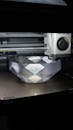 3D Printer Crafting Geometric Crystal Bowl